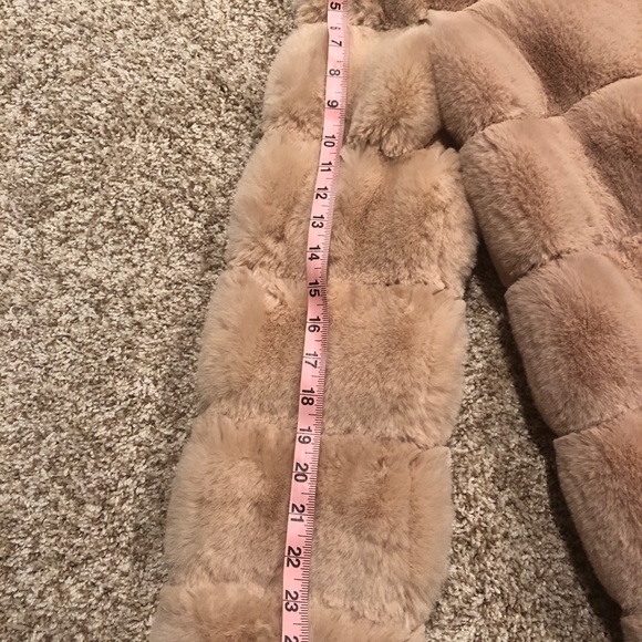 Fur faux Oh Polly coat size small juniors - Picture 5 of 15